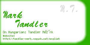 mark tandler business card